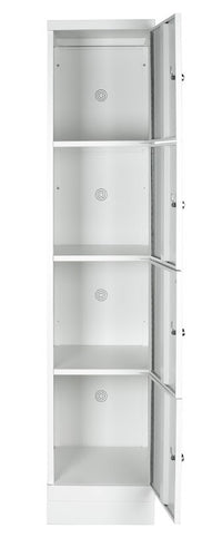 Steelco Flush Front Lockers - 3 Door Configurations - 2 Colours