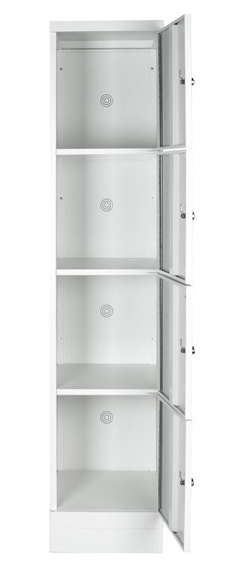 Steelco Flush Front Lockers - 3 Door Configurations - 2 Colours