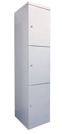 Steelco Flush Front Lockers - 3 Door Configurations - 2 Colours