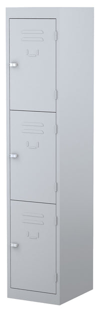 Steelco Powder-coated Steel Storage Locker - 380mm wide - 4 Door Options
