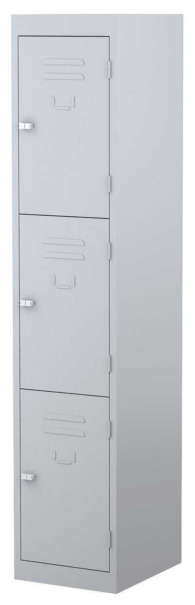 Steelco Powder-coated Steel Storage Locker - 380mm wide - 4 Door Options