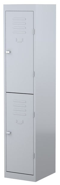 Steelco Powder-coated Steel Storage Locker - 380mm wide - 4 Door Options