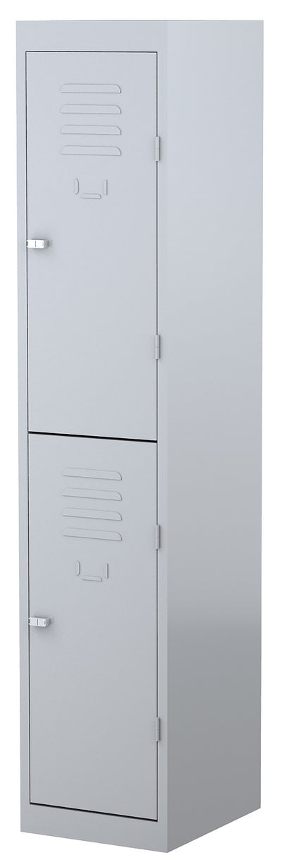 Steelco Powder-coated Steel Storage Locker - 380mm wide - 4 Door Options