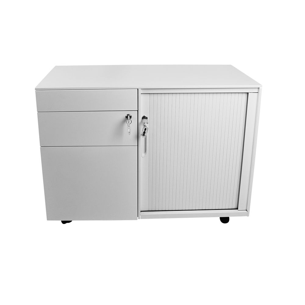 Sylex Under Desk Tambour Caddy - Left Side Drawers