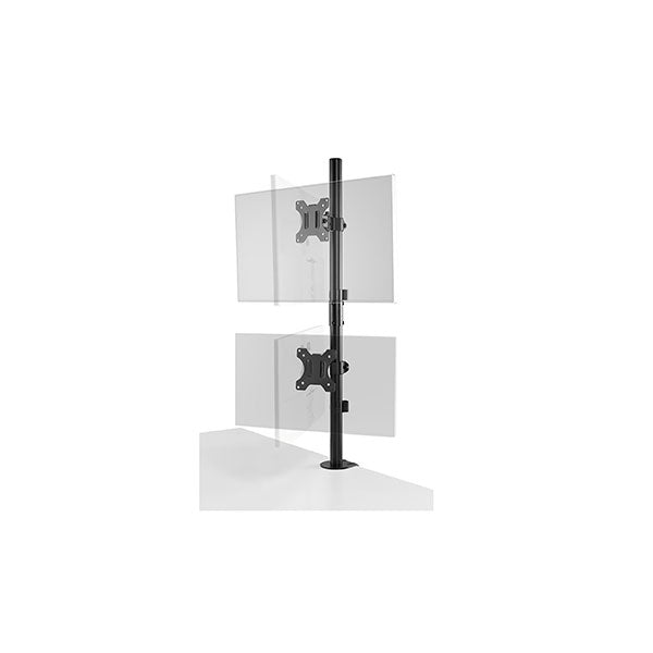 KTG Vertical Stacking Dual Monitor Arm