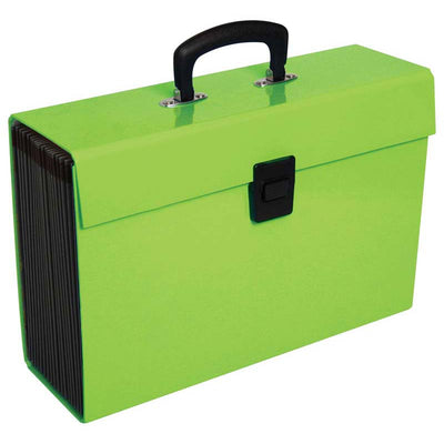 Vivid Expanding 19 Pocket Filing Carry Case - 3 Colours