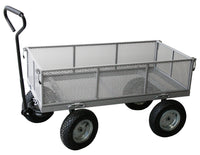 Steel Mesh Deck Trolley with Removable Sides - 2 Sizes