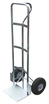 Heavy Duty Zinc-plated Hand Trolley with Puncture Proof Wheels