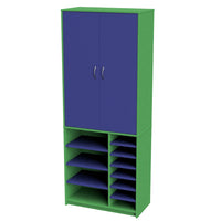 Wall Cupboard Unit with Shelves - 2 Configurations