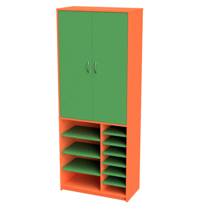 Wall Cupboard Unit with Shelves - 2 Configurations
