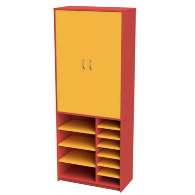 Wall Cupboard Unit with Shelves - 2 Configurations