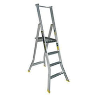 Warthog Heavy Duty Aluminium Platform Ladders - 2 - 8 Steps
